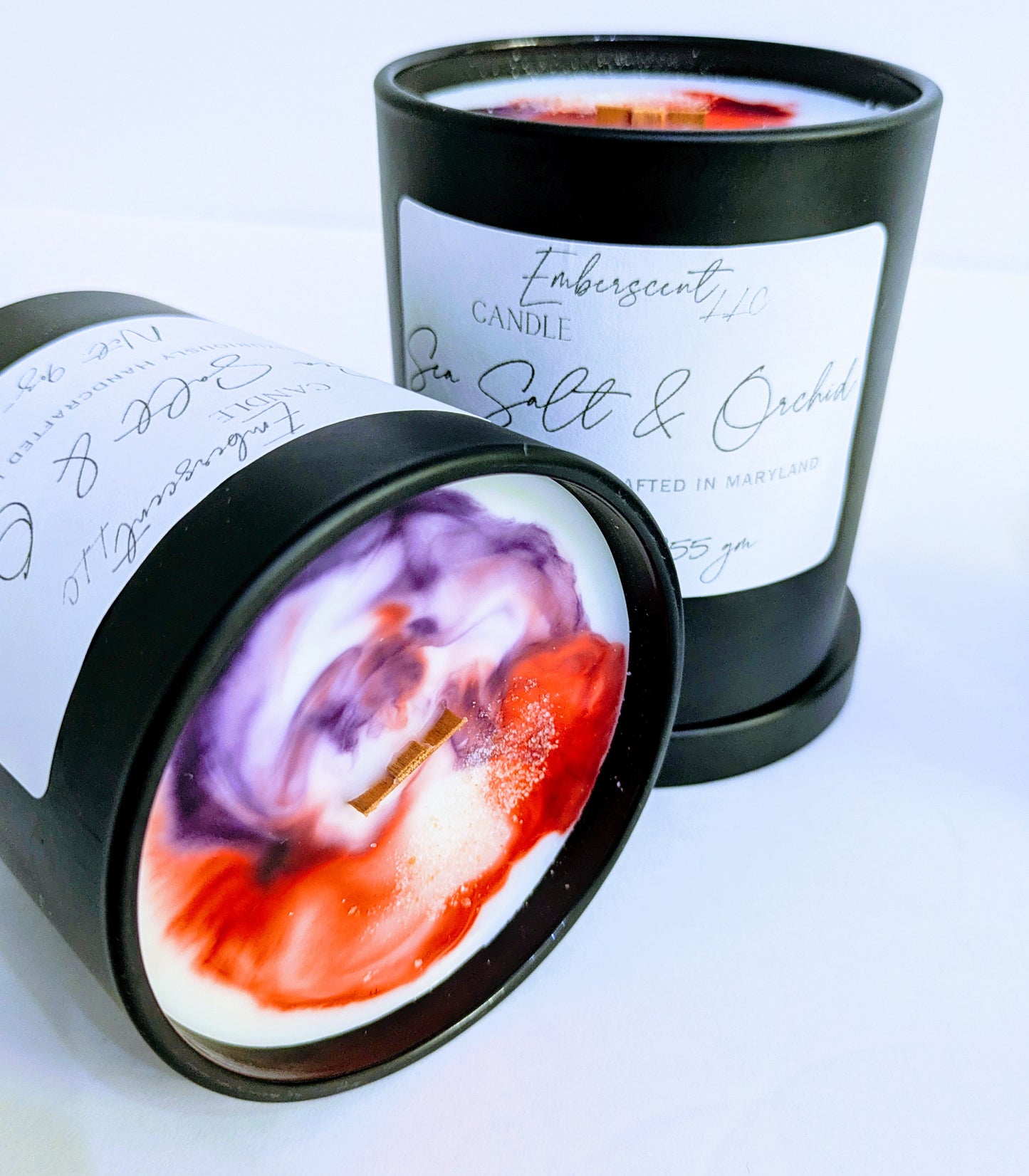 Seasalt Orchid 9 oz Glass Candle