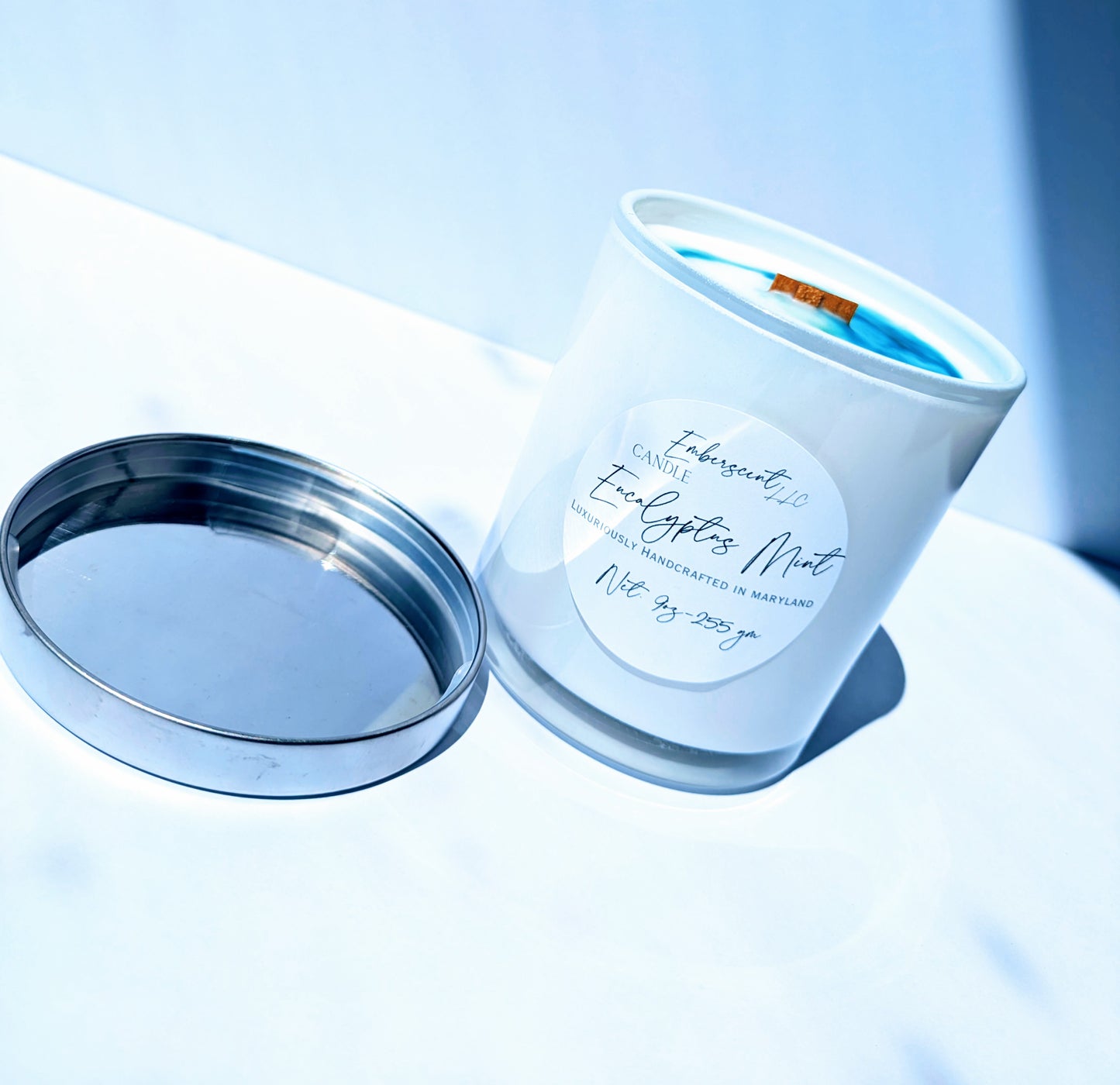 Eucalyptus Mint 9oz Glass Candle