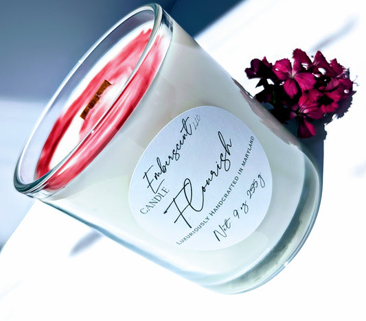 Flourish 9 oz Glass Candle