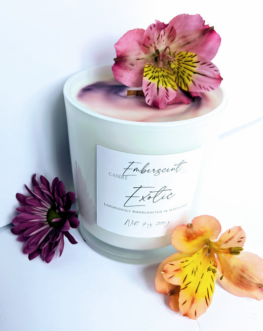 Exotic 9oz Glass Candle