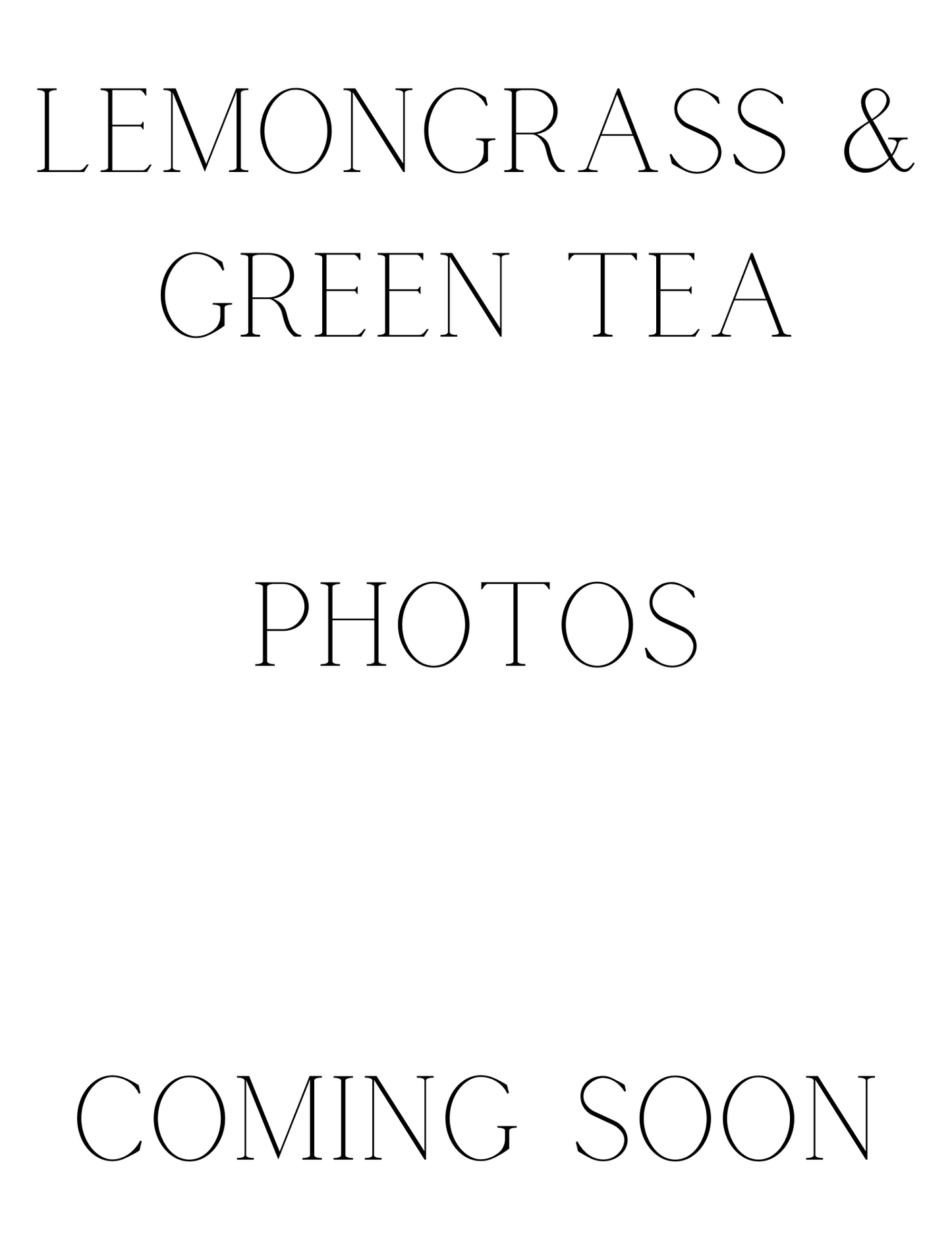 Lemongras Green Tea 9 oz Glass